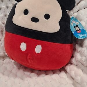 Disney Mickey Mouse Squishy Plush - Red, Black, and White